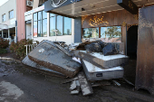 Aftermath of flooding in Taree
