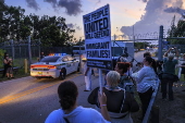 'Vigil for the Voiceless' at immigration detention facility