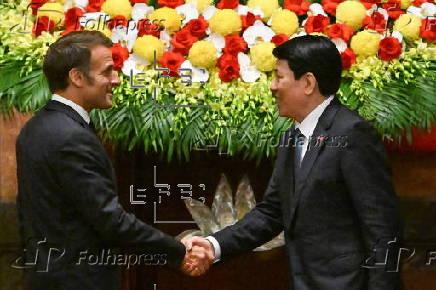 French President Emmanuel Macron visits Vietnam