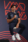 Williams' Carlos Sainz Jr. takes part in roadshow at Madrid's future Formula One circuit