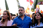 Protest against Spain's Prime Minister Sanchez's government, in Madrid