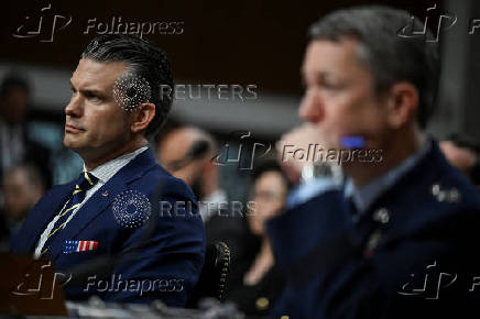 Pentagon leaders appear before Senate Armed Services Committee