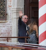 Jeff Bezos and Lauren Sanchez arrive in Venice for three-day wedding party