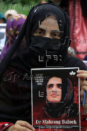 Baloch activists protest demanding release of jailed leader in Islamabad