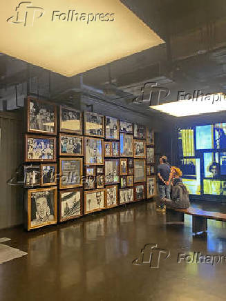 Galeria de Fotos no Museu do Futebol em São Paulo