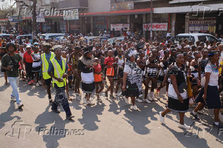 Commemoration of King Mzilikazi, founder of Kingdom of Ndebele in Zimbabwe