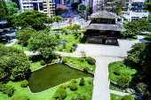 Praça do Japão na cidade de Curitiba, no Paraná