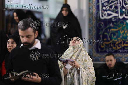Death anniversary of Imam Ali and Laylat al-Qadr during the holy month of Ramadan, at the shrine of Abdol-Azim in Tehran