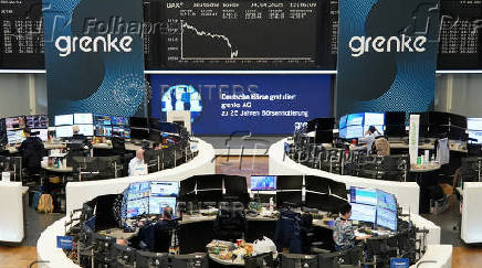 German share price index DAX graph is pictured at the stock exchange in Frankfurt