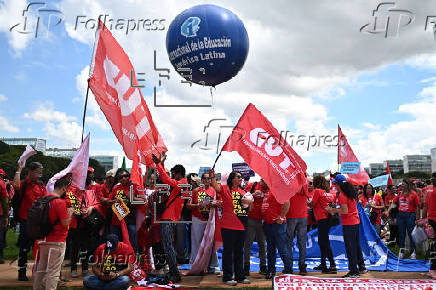 Principales centrales sindicales de Brasil se manifestarán en defensa de los derechos de los trabajadores
