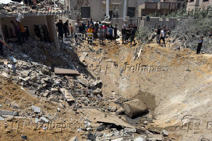 Al menos 9 muertos en ataque israelí a una casa en el norte de Gaza, con 50 desaparecidos