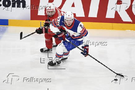 2025 IIHF Ice Hockey World Championship final - Switzerland vs USA