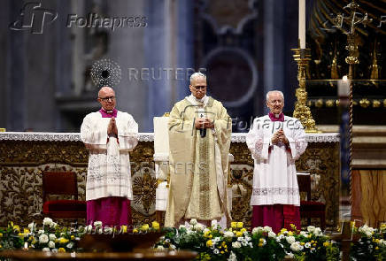Pope Leo leads Mass in St. Peter's Basilica, at the Vatican