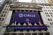 Circle Internet Group, the issuer of one of the world?s biggest stablecoins, holds IPO at the NYSE in New York