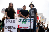 Protest by supporters of detained Honduran teenager Emerson Colindres in Hamilton