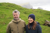 Danish royal couple on official visit to the Faroe Islands
