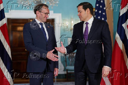 U.S. Secretary of State Marco Rubio meets Norway's Foreign Minister Espen Barth Eide, in Washington