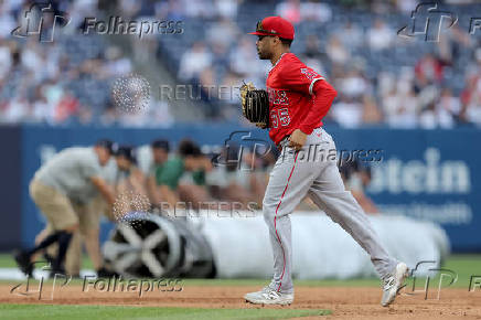 MLB: Los Angeles Angels at New York Yankees
