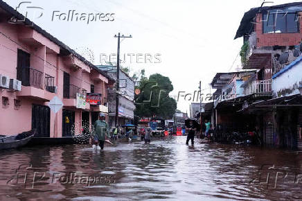 Heavy rains in Puerto Carreno