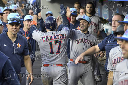 MLB: Houston Astros at Los Angeles Dodgers
