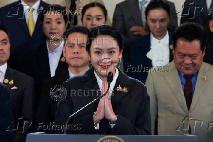 Thai Constitutional Court removes PM Shinawatra from office, in Bangkok
