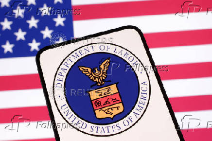 Illustration shows United States Department of Labor logo and U.S. flag