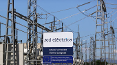 View of electrical sub-station at Spain-France border after blackout, in the village of Santa Llogaia d?Alguema