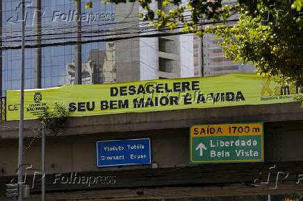 Campanha Maio Amarelo em São Paulo