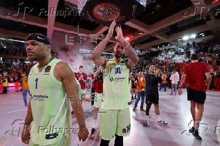Basketball EuroLeague play-off - AS Monaco vs Barcelona