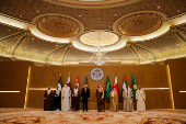 U.S. President Trump attends a GCC summit, in Riyadh