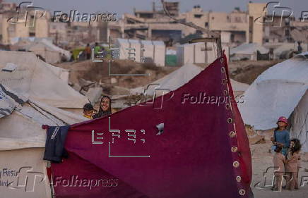 Internally displaced Palestinians from the northern Gaza Strip