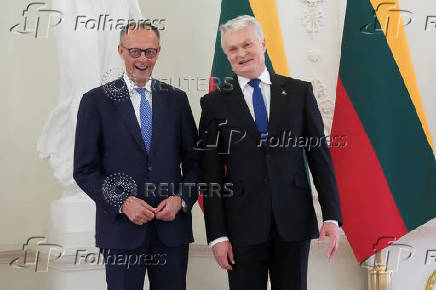 German Chancellor Friedrich Merz visits Lithuania