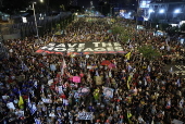 Tel Aviv protest calls for Gaza hostage deal