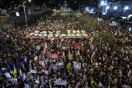 Tel Aviv protest calls for Gaza hostage deal