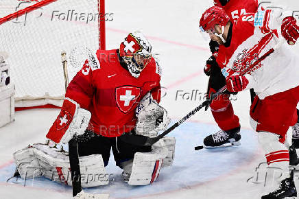 IIHF World Championships - Semi Final - Switzerland v Denmark