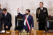 Chile's President Boric delivers his annual speech to the nation at the National Congress building in Valparaiso