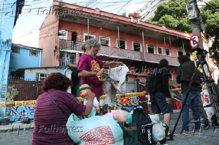 Incêndio em casarão na lapa no rio de janeiro