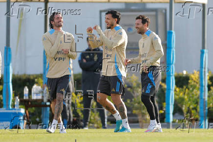Entrenamiento selección argentina de fútbol