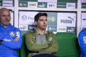 Partida entre Palmeiras e Mirassol pelo Campeonato Brasileiro 2025