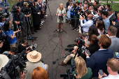 White House Press Secretary Karoline Leavitt speaks at the White House