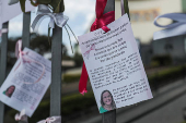 Homenagens à professora Soraya e protesto contra o feminicidio, em Belo Horizonte
