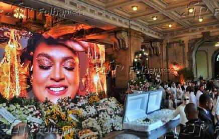 Velório da cantora Preta Gil no Theatro Municipal do Rio de Janeiro