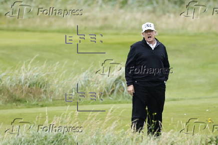 US President Donald Trump visits Scotland