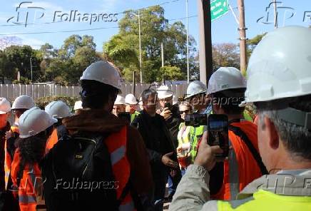 Governador Tarcísio visita obras do monotrilho - SP