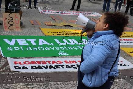 Ato contra a PL da Devastação - Curitiba-PR