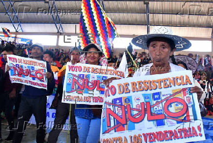Morales dice que si el voto nulo se impone en Bolivia es que 