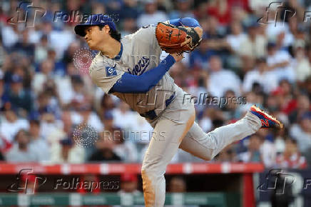 MLB: Los Angeles Dodgers at Los Angeles Angels