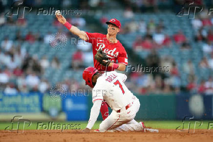 MLB: Cincinnati Reds at Los Angeles Angels