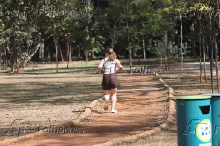 Movimentação no Parque Ibirapuera em São Paulo