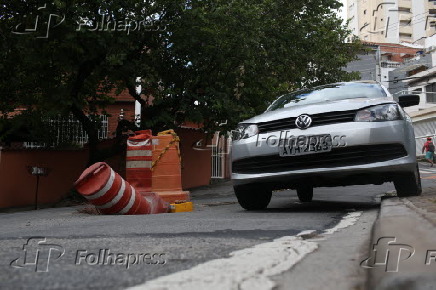 Buraco na Aclimação em São Paulo